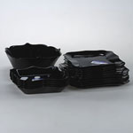 AUTHENTIC BLACK. Столовый набор Luminarc 19 предметов E6196