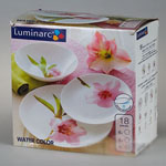 WATER COLOR. Столовый набор Luminarc 18 предметов E4919