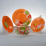 POP FLOWERS. Столовый набор Luminarc 19 предметов C9033