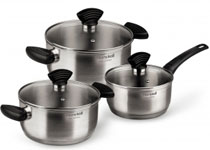 CELESTA. Набор кастрюль Rondell Home Edition 6 предметов RDS-337
