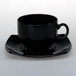 QUADRATO BLACK. Чайный набор Luminarc 12 предметов E8848