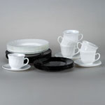 TRIANON BLACK & WHITE. Столовый набор Luminarc 30 предметов G8734