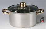 GOTOFF. Кастрюля из нержавеющей стали 3,5л HF-SS-G-20-3.5L